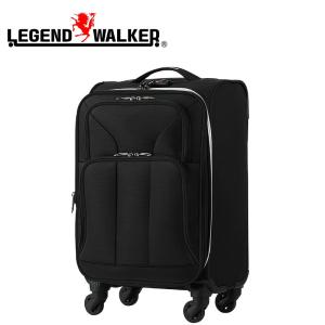 LEGEND WALKER レジェンドウォーカー スーツケース キャリーケース ソフトキャリー 29L 36L 46cm 2.6kg 1泊 2泊 4051-46 4輪 TSAロック 軽量 機内持込み 拡張