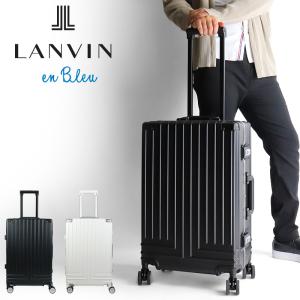 LANVIN en Bleu ランバンオンブルー スーツケース キャリーケース 42L 56cm 4.0kg 2〜4泊 4輪 TSAロック フレーム式 595314 メンズ レディース｜かばん専門shopウォーターモード