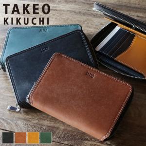 TAKEO KIKUCHI タケオキクチ MARGO2 マルゴ2 ミドルウォレット セミ長財布 二つ折り財布 小銭入れあり 札入れ 牛革 本革 レザー 革小物 780614 メンズ 正規品｜watermode