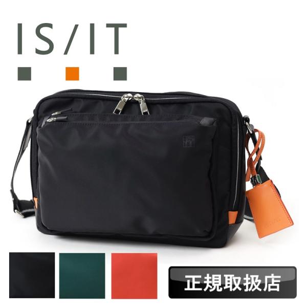 IS/IT イズイット フロント ショルダーバッグ  斜め掛けバッグ 肩掛け 936112 B5 軽...