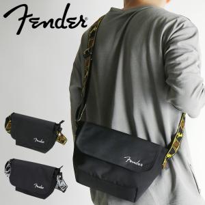 Fender フェンダー ミニショルダーバッグ 斜め掛けバッグ 丈夫 軽量 コーデュラ モノグラムストラップ 950-6052 メンズ レディース｜watermode