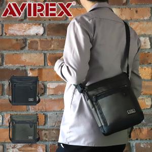 AVIREX アヴィレックス  SOLID ソリッド  ショルダーバッグ 斜め掛けバッグ 抗菌 A5 AX2055 メンズ レディース｜watermode