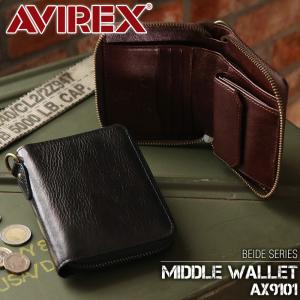 AVIREX（アヴィレックス） アビレックス AVIREX 2つ折り財布 BEIDE