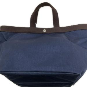 エルベ・シャプリエ Herve Chapelier レディース ネイビー トートバッグ【中古】