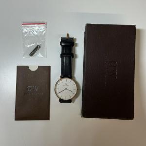 【ジャンク】ダニエルウェリントン 腕時計 Classic Sheffield Rose Gold ローズゴールド【中古】