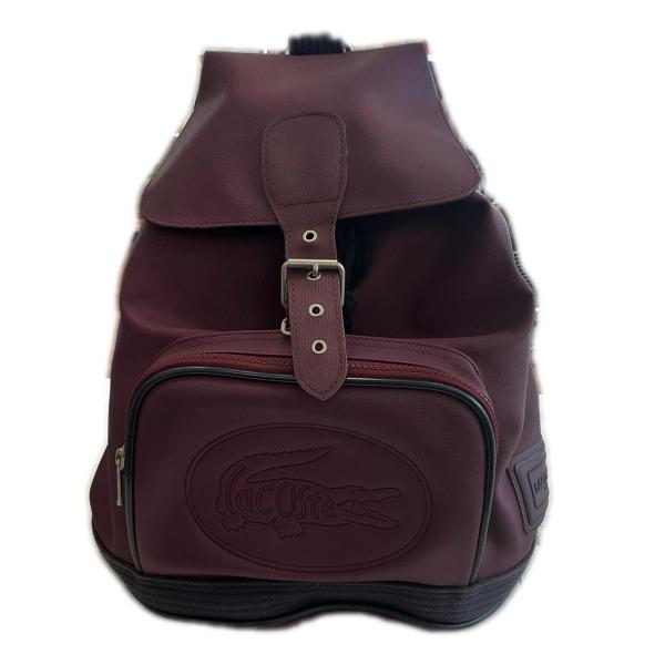 LACOSTE リュックサック バーガンディ【中古】