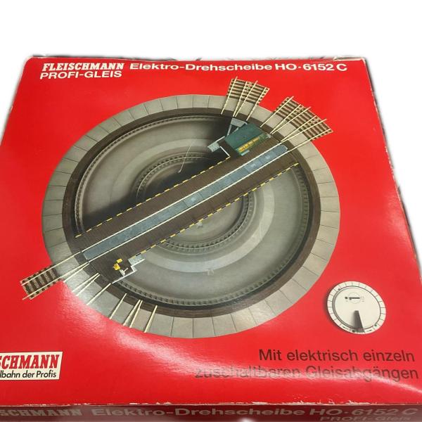 【ジャンク】 FLEISCMANN ターンテーブルHO-6152 C 赤【中古】
