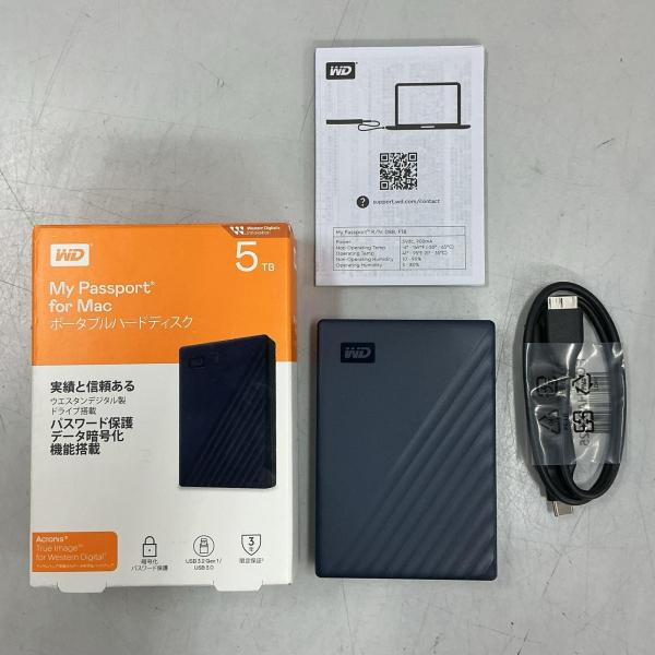 【未使用】    WD WDBA2F0050BBL-JESE ポータブルHDD【中古】