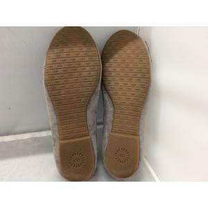 アグ UGG バレーシューズ ムートン付き グレーの詳細画像2