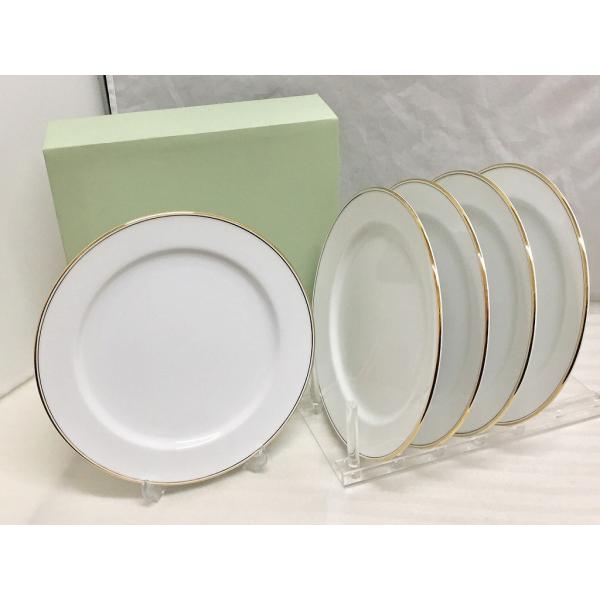ノリタケ Noritake 【未使用品】 ミート皿 プレート 5枚 セット 23cm ゴールドライン