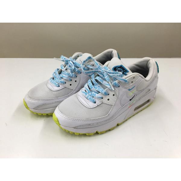 ナイキ NIKE 【良品】NIKE AIRMAX90 SE 24.0ｃｍ ホワイト CK7069-1...