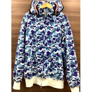 ア ベイシング エイプ A BATHING APE シャークパーカー ブルー 001ZPD70102...