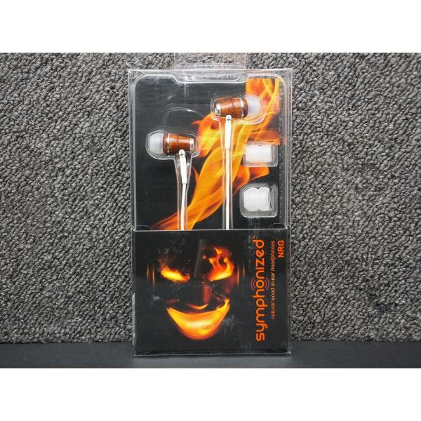 Symphonized 【未使用】木製イヤホン マイク付き有線 ステレオインイヤーヘッドフォン NR...