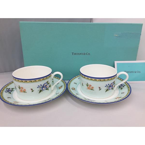 ティファニー TIFFANY &amp; Co. モーニンググローリー カップ＆ソーサーペア