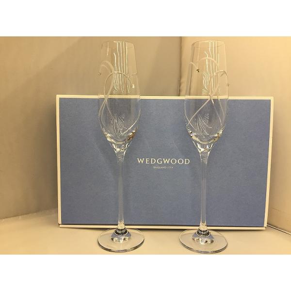 ウェッジウッド WEDGWOOD シャンパングラス ペア