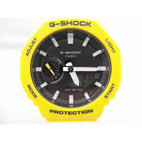 カシオ CASIO G-SHOCK/ANALOG-DIGITAL 腕時計 黄色 GA-2100-9A...