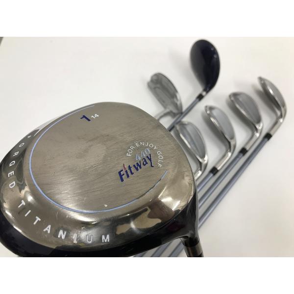 フィットウェイ Fitway レディース向けクラブセット 7本 1W・4W・7I・9I・P・S・PT...