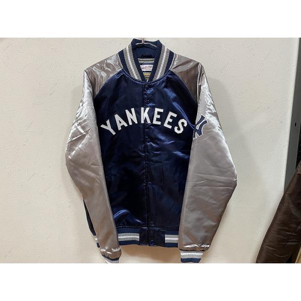 mitchell&amp;ness mitchell&amp;ness NY yankees スタジャン ネイビー
