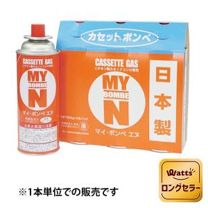 ガスボンベ 日本製 ニチネン マイボンベ  カセットガス 250g 1本　323888