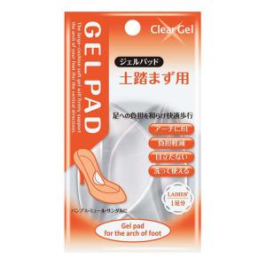 インソール レディース / ジェルパッド つま先用 3mm 1足分 C