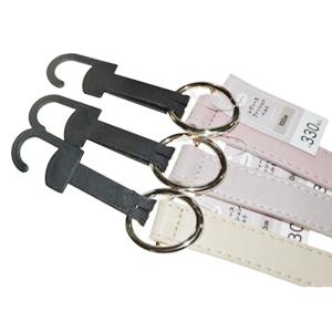 ベルト レディースベルト くすみカラー 型押しスリム /ZK-285 357397