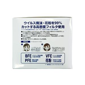 不織布マスク 大人用 花粉99%カット 50枚...の詳細画像1