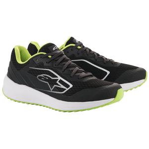 カジュアルシューズ META ROAD RUNNING SHOES BLACK WHITE GREEN 163 alpinestars（アルパインスターズ）｜wattsu