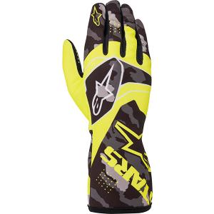 カートレーシンググローブ TECH1-K RACE v2 CAMO GLOVES YELLOW