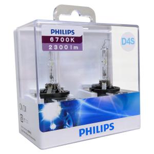 PHILIPS(フィリップス) 純正交換HＩＤバルブ 6700K/2300lm D4S  社製 2個入り