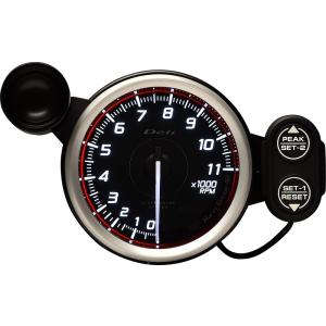 レーサーゲージ N2 レッド Φ80 タコメーター 11000rpm Defi（デフィー）