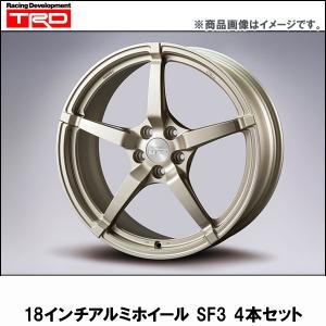 18インチアルミホイール(鍛造) 「TRD SF3」 【TRD】 (4本セット)｜wattsu