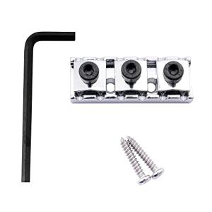 Musiclily 42mm ギターロックナット フロイドローズトレモロ用  クローム