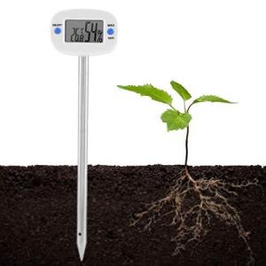 Garosa 土壌水分計 温湿度計 デジタル 土壌水分テスター