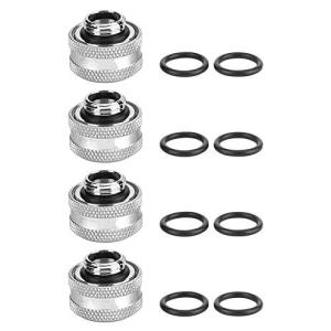 VBESTLIFE コンピューター水冷圧縮継手 硬質アクリルチューブ OD 黄銅製 超耐久性 外径14mm 水冷却圧縮継手