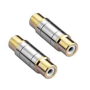 Borsuer RCAメス to RCAメス中継アダプタ 2個セット