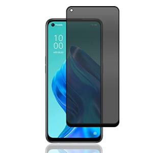 For OPPO Reno5 A フィルム 覗き見防止 AnnhanT 強化ガラス 液晶保護フィルム 全面保護 防塵 硬度