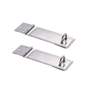 MroMax ドア掛け金ラッチ ドアボルトラッチ スライドラッチ ステンレス製 ドア留め スレンレススチール 南京錠留め金 Stapleパーツ ドア後