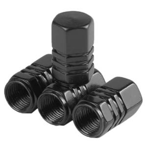 XSAJU タイヤ エアバルブキャップ アルミ合金 4個入り 車 バイク ホイール ドレスアップ 腐食防止