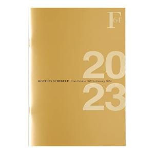 キョクトウ 手帳 2023年 2022年10月始まり FOBCOOP B6 マンスリー 金 PBF75GO23
