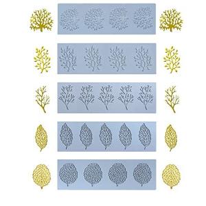 キャンディ 葉型 5枚セット シュガーチョコレート