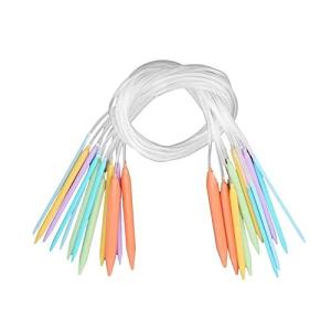 12PCS 輪針セット 編み針 丸型 ヘッドニードルキット