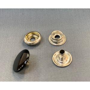 ジャンパーホック7050(黒頭・並足) ニッケル 10組