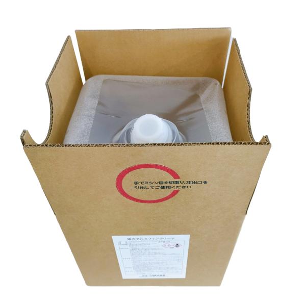 【徳用100kg・汚れ全般に強い洗浄剤・20kg×5セット】バッグインボックス/強力アルミフィンクリ...