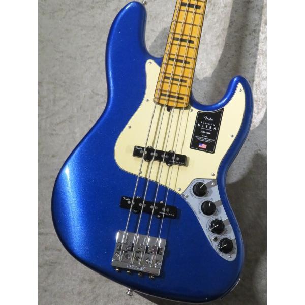 Fender【ラメ感×濃いブルー】American Ultra Jazz Bass -Cobra B...