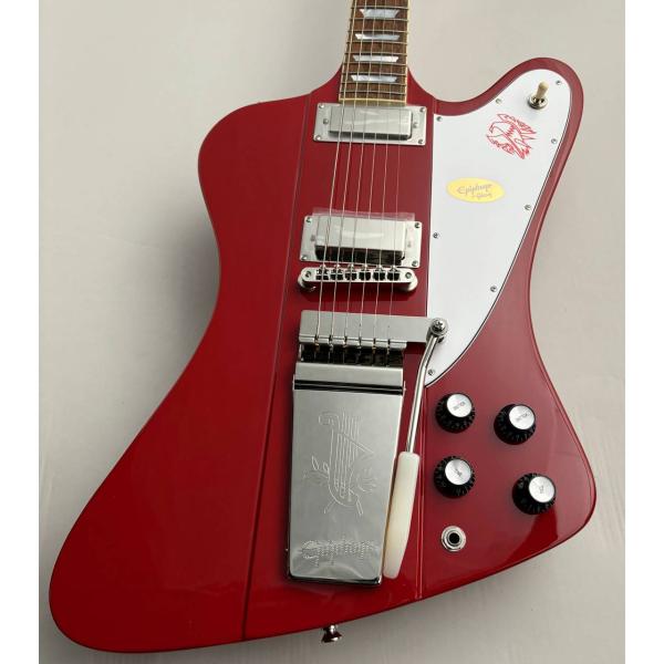 Epiphone 1963 Firebird V Maestro Vibrola -Ember Re...