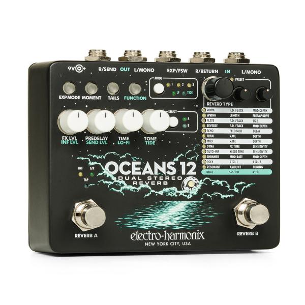 electro-harmonix OCEANS 12 [Dual Stereo Reverb] (リ...