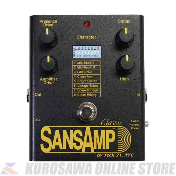 TECH21 SA1 -SansAmp Classic- (アンプ・シュミレーター) 【ONLINE...