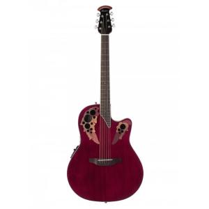 Ovation Celebrity Elite Mid Depth CE44-RR (RubyRed...