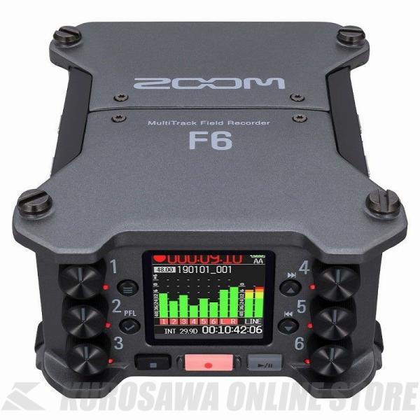 ZOOM F6 【フィールドレコーダー】【ONLINE STORE】