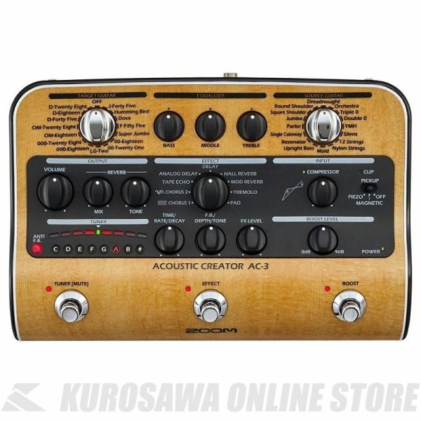ZOOM AC-3 【マルチエフェクター】【ONLINE STORE】